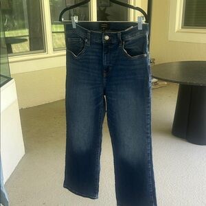 Banana Republic Cropped Bootcut Jeans in Deep